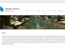 Tablet Screenshot of greenearthops.com